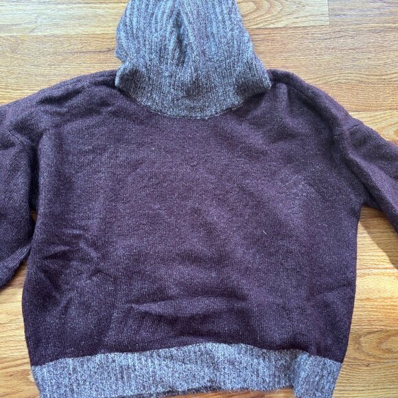 Nine West Chunky Knit Bubble Sleeve Sweater, Size XXL - Picture 1 of 4